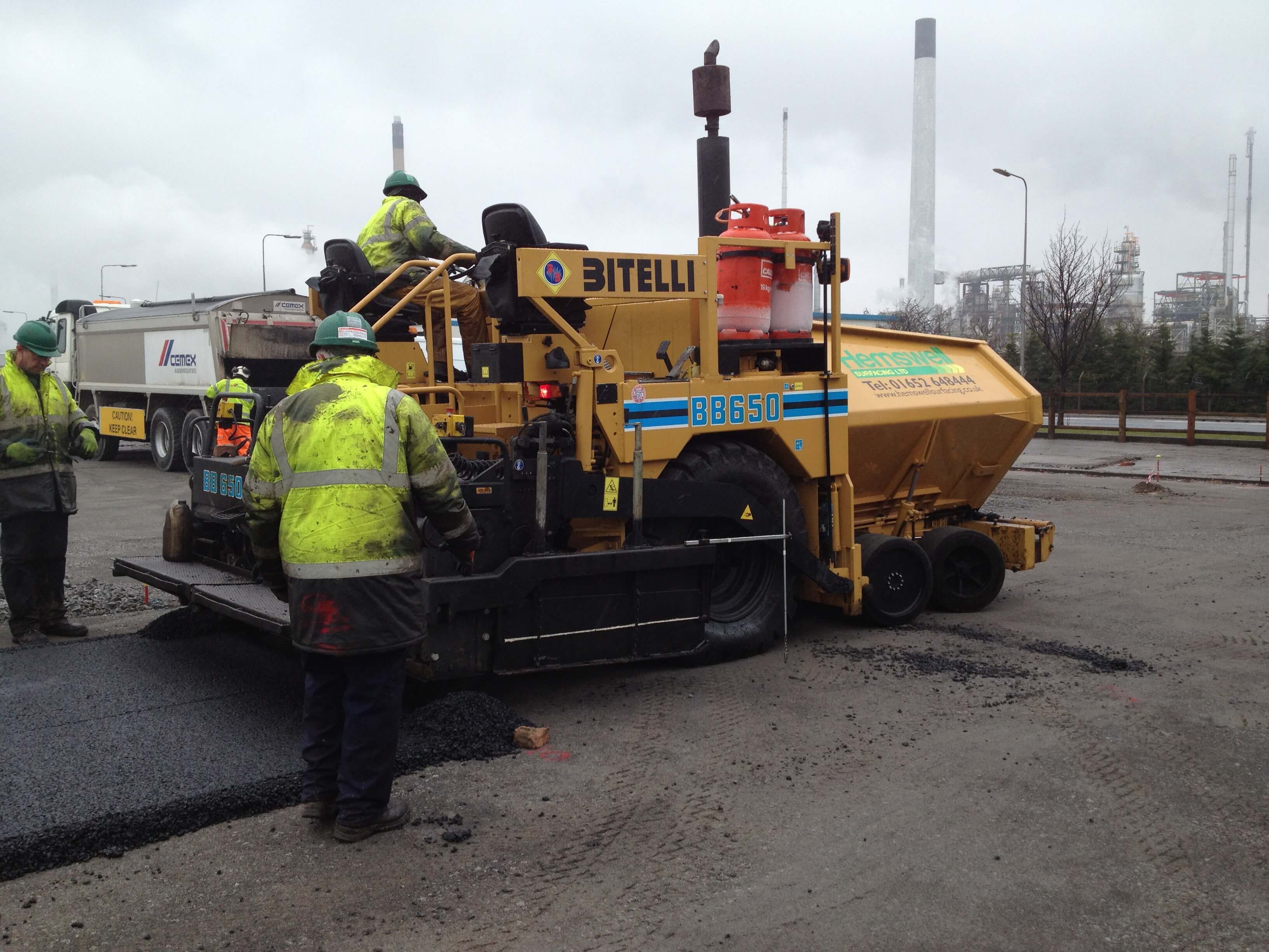 Macadam Road Surfacing